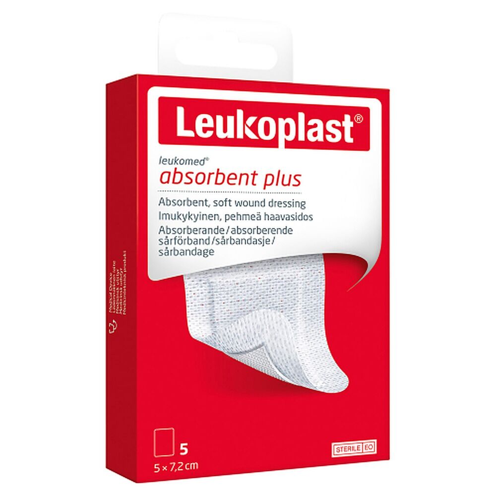 Leuko Leukomed Sterile Post-Op Wound Dressing 5cm x 7.2cm 5 Pack