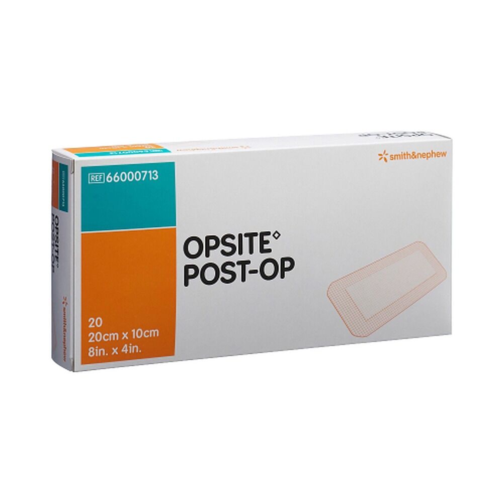 Opsite Post-Op Waterproof Dressing 20cm x 10cm Box of 20