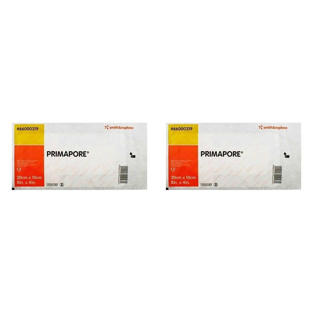 PRIMAPORE Adhesive Wound Dressing 20cm x 10cm x 20 Bundle of 2