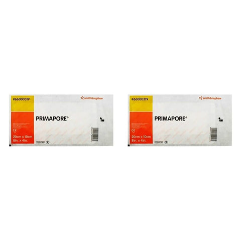 PRIMAPORE Adhesive Wound Dressing 20cm x 10cm x 20 Bundle of 2
