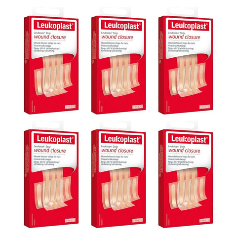 Leuko Leukosan Wound Closure Strips Assorted 9 Pack Bundle of 6