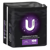 U By Kotex Overnight Extra Long Pads with Wings 8 Pack x 4