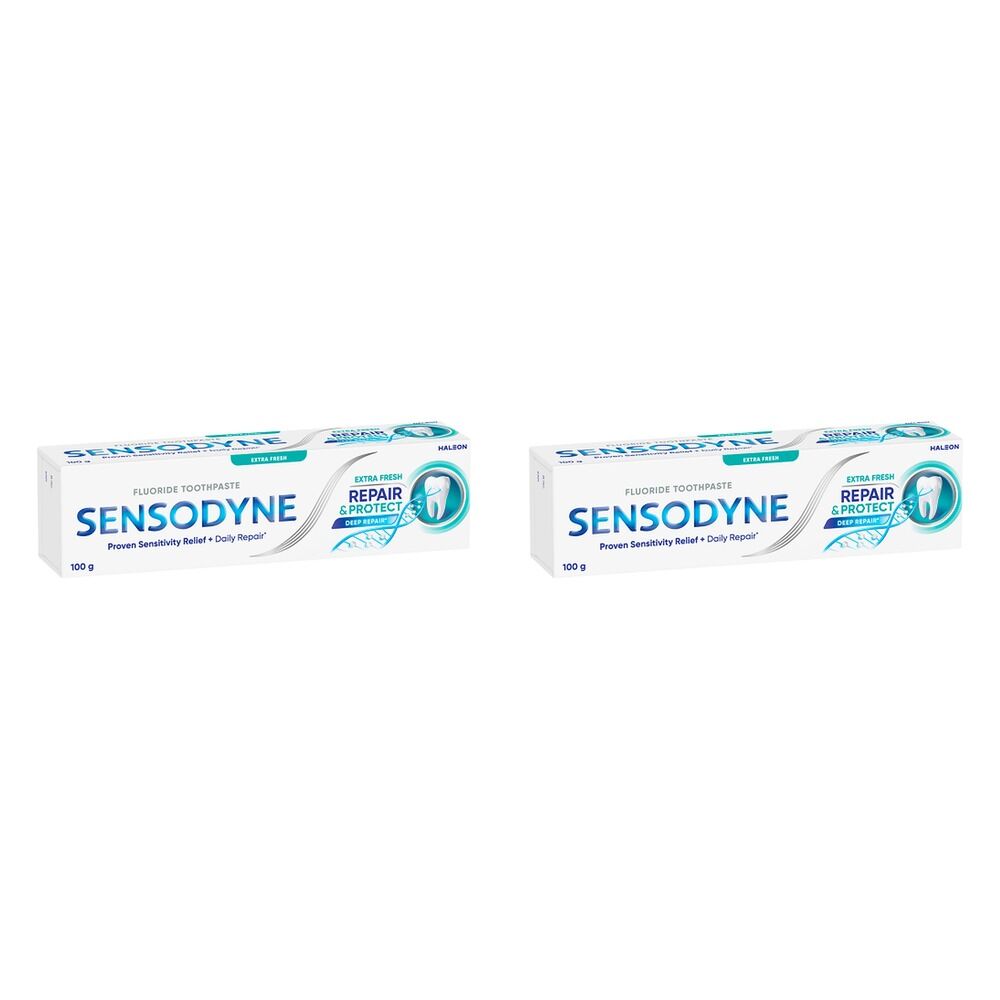 Sensodyne Repair & Protect Extra Fresh Fluoride Toothpaste 100g Pack of 2