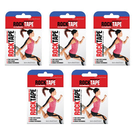 RockTape Kinesiology Sports Tape 5cm x 5m Pack of 5