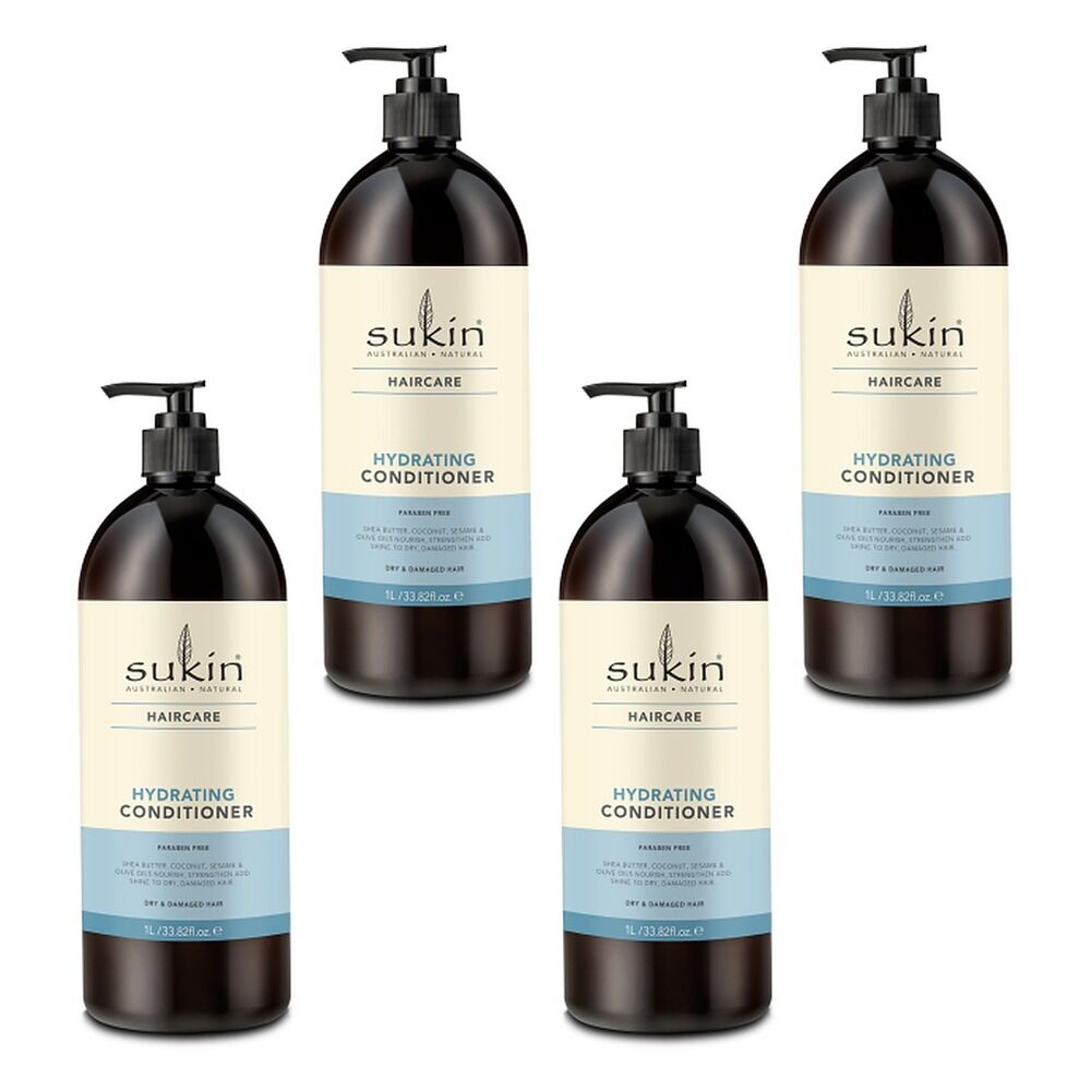 Sukin Hydrating Conditioner 1 L Pack of 4