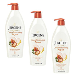 Jergens Oil-Infused Deep Restoring Argan Moisturiser 496mL Pack of 3