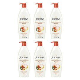 Jergens Oil-Infused Deep Restoring Argan Moisturiser 496mL Pack of 6