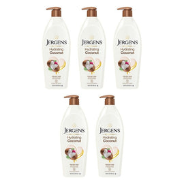 Jergens Oil-Infused Hydrating Coconut Moisturiser 496mL Pack of 5