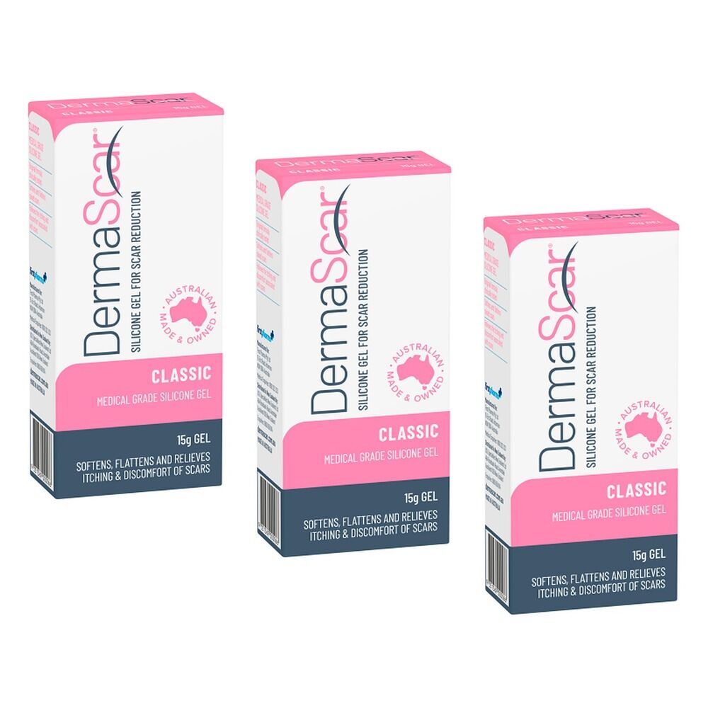 DermaScar Classic Gel 15g Pack of 3