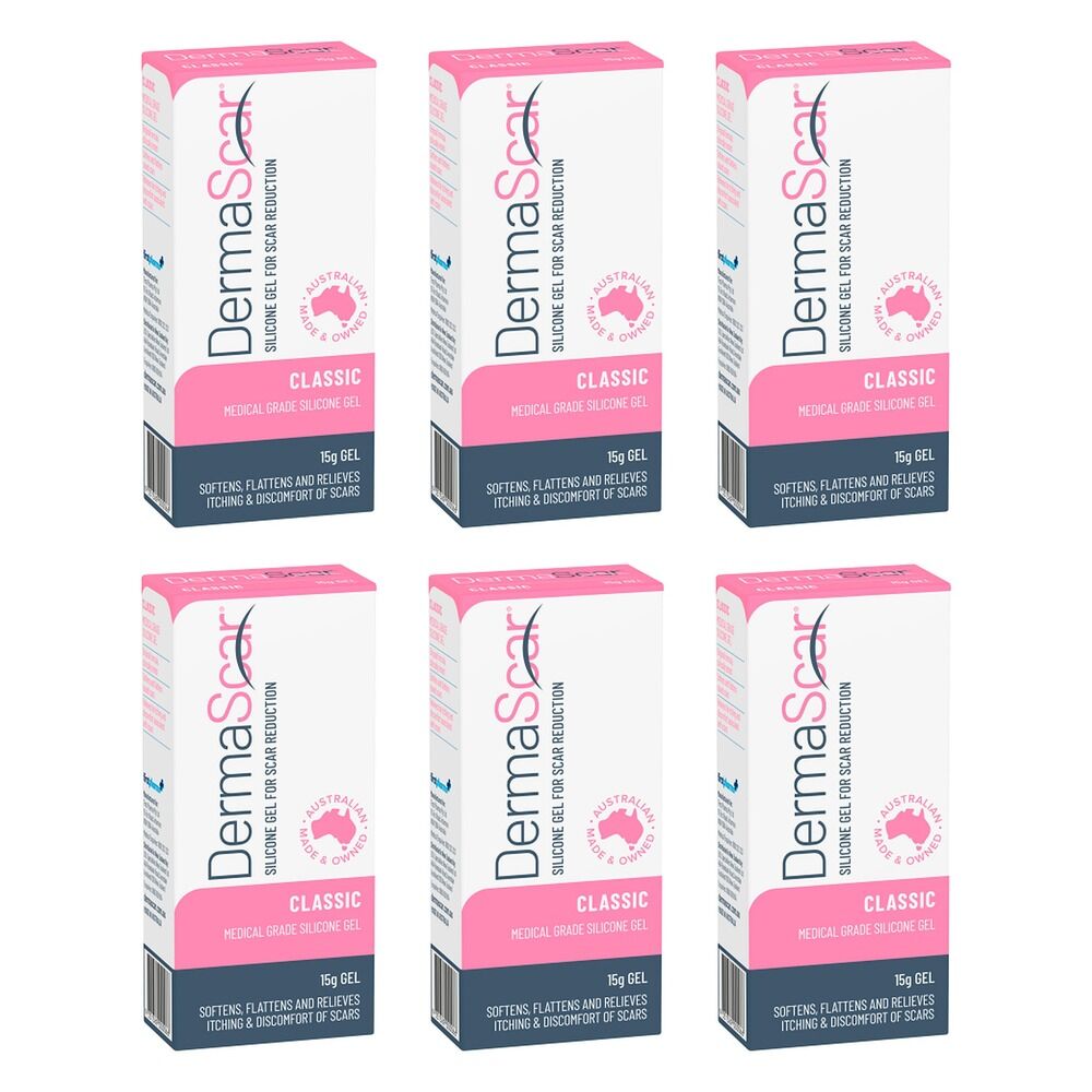 DermaScar Classic Gel 15g Pack of 6