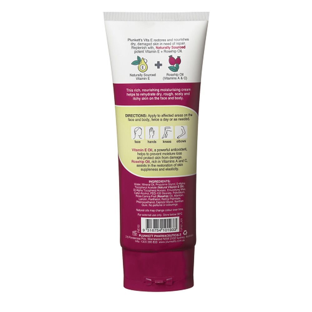 Plunketts Vita E Natural Vitamin E Cream 100g