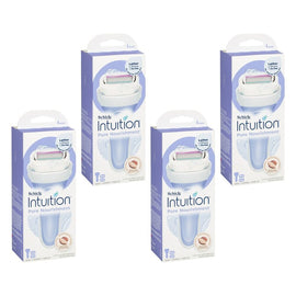 Schick Intuition Pure Nourishment Razor Kit with 2 Cartridges Pack of 4