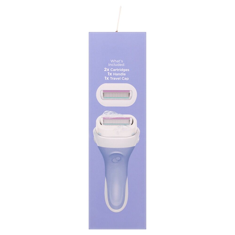 Schick Intuition Pure Nourishment Razor Kit with 2 Cartridges
