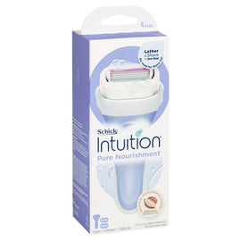 Schick Intuition Pure Nourishment Razor Kit with 2 Cartridges