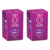 Poise Super Hourglass Pads 14 Pack x 6 Bundle of 2
