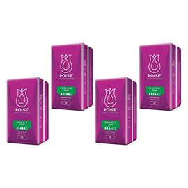 Poise Extra Plus Pads 10 Pack x 6 Bundle of 4