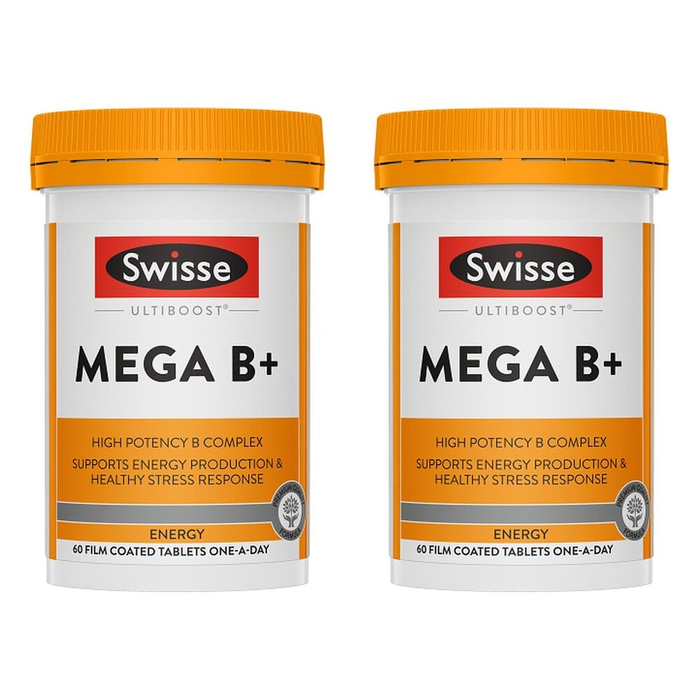 Swisse Ultiboost Mega B+ 60 Tablets Pack of 2