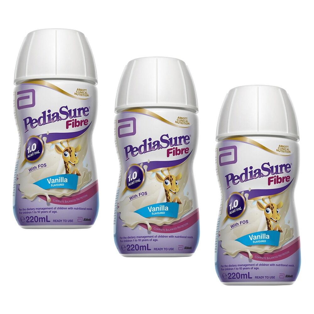 PediaSure Ready to Drink Fibre Vanilla 200mL Pack of 3