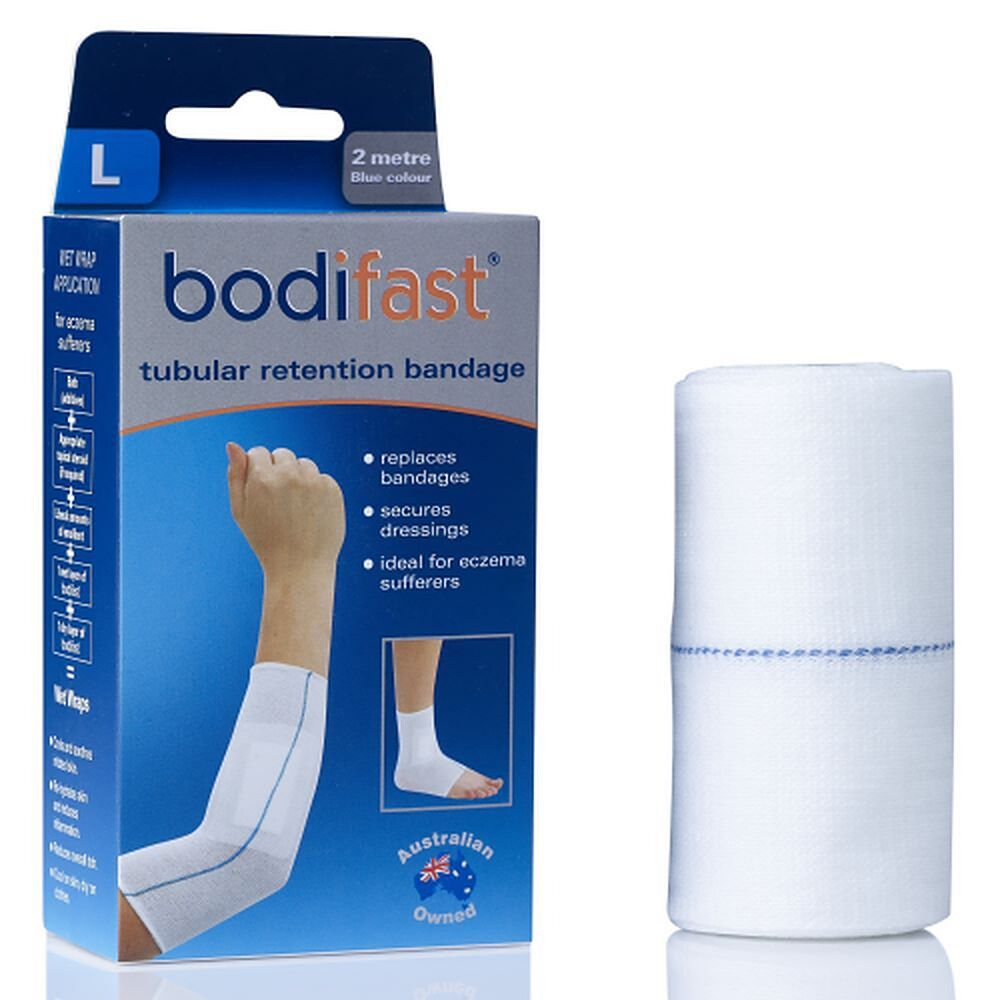 Bodifast Tubular Retention Bandage Blue 7.5cm x 2m