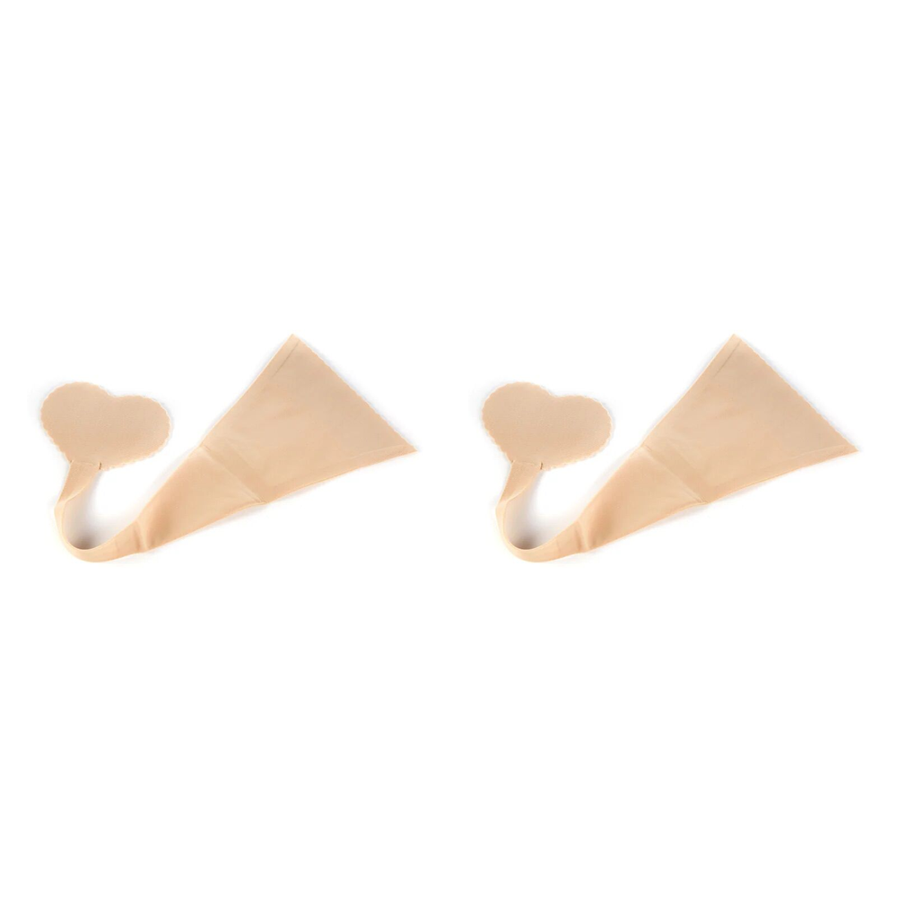Hollywood Fashion Secrets Invisible G String Reusable Nude No VPL XS/S Pack of 2