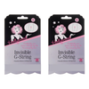 Hollywood Fashion Secrets Invisible G String Reusable Nude No VPL XS/S Pack of 2