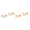 Hollywood Fashion Secrets Invisible G String Reusable Nude No VPL XS/S Pack of 4
