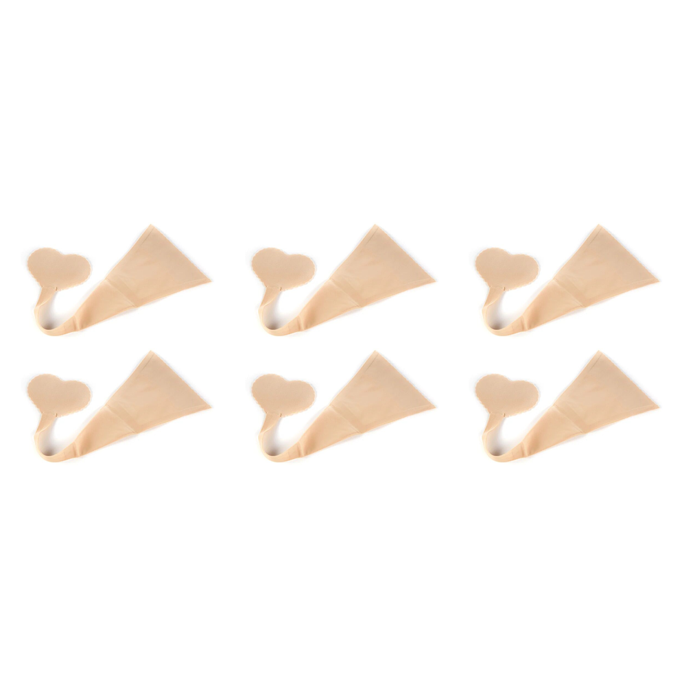 Hollywood Fashion Secrets Invisible G String Reusable Nude No VPL XS/S Pack of 6