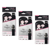 Hollywood Fashion Secrets Hip Hugger Adjustable Belt No Buckle Black Pack of 3