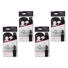 Hollywood Fashion Secrets Hip Hugger Adjustable Belt No Buckle Black Pack of 4
