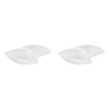 Hollywood Fashion Secrets Silicone Breast Enhancers Med Push Up Inserts Pack of 2