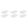 Hollywood Fashion Secrets Silicone Breast Enhancers Med Push Up Inserts Pack of 6