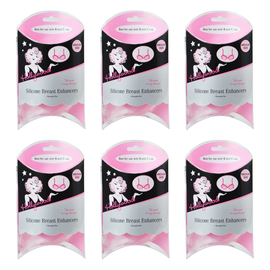 Hollywood Fashion Secrets Silicone Breast Enhancers Med Push Up Inserts Pack of 6