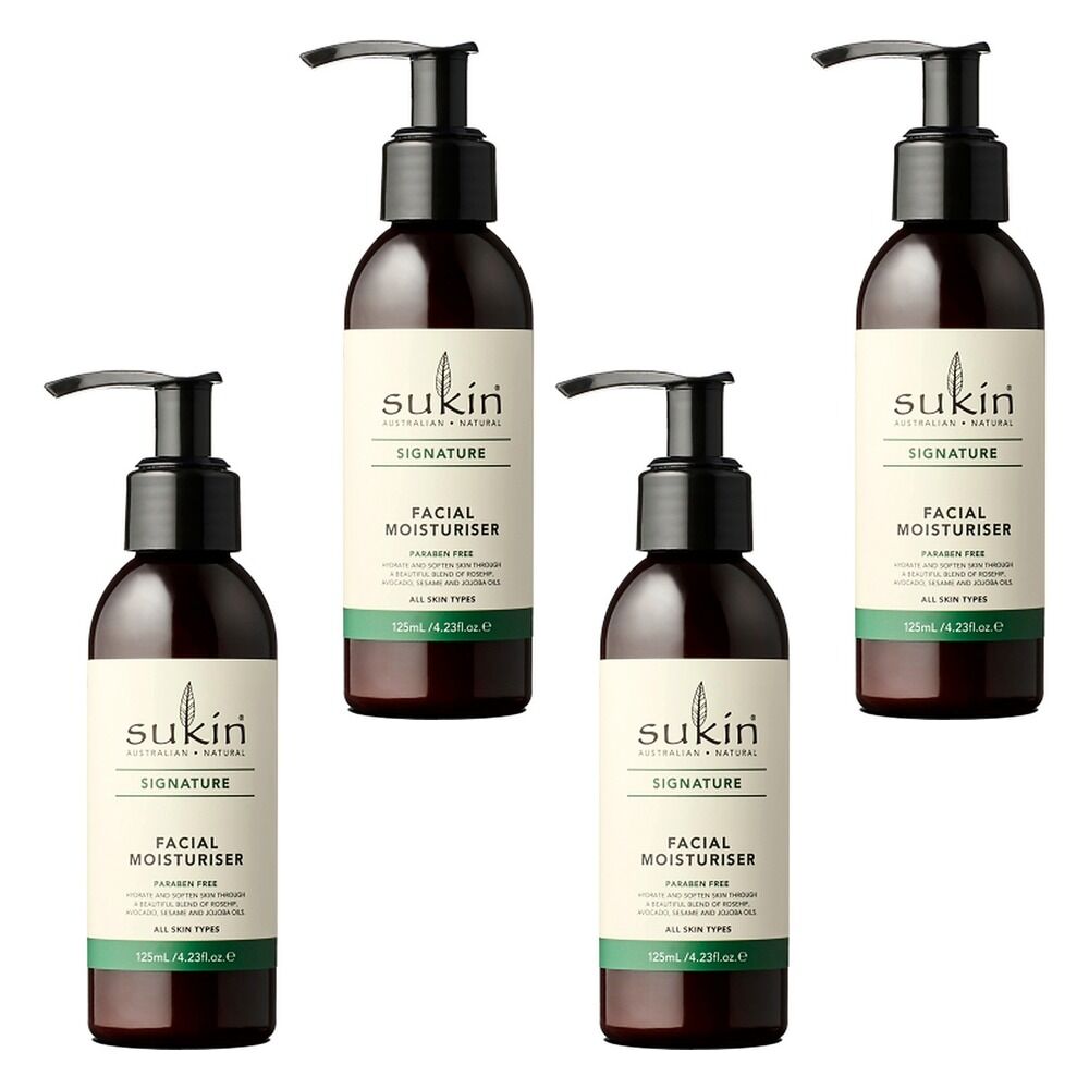 Sukin Facial Moisturiser 125mL Pack of 4