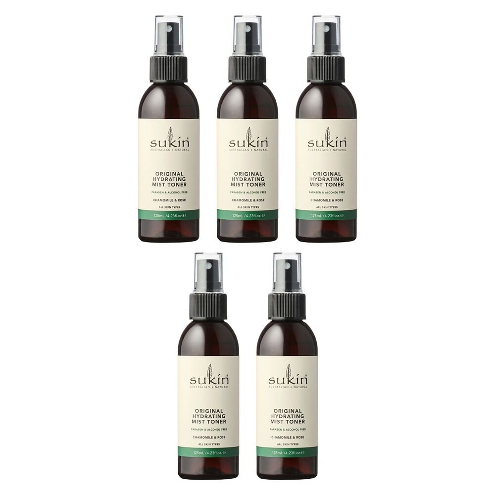 Sukin Hydrating Mist Toner 125mL Pack of 5