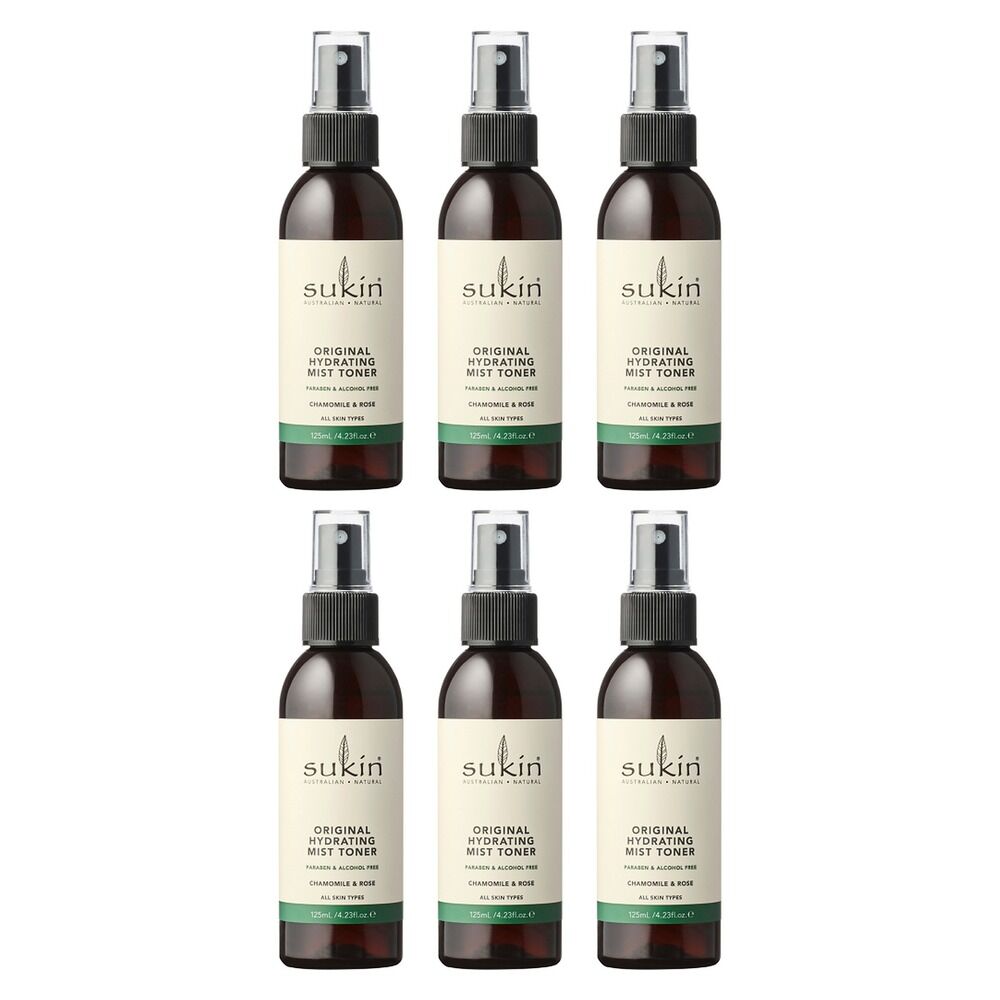 Sukin Hydrating Mist Toner 125mL Pack of 6