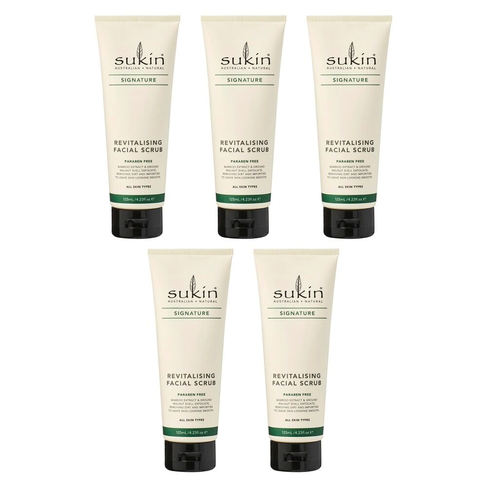 Sukin Revitalising Facial Scrub 125mL Pack of 5