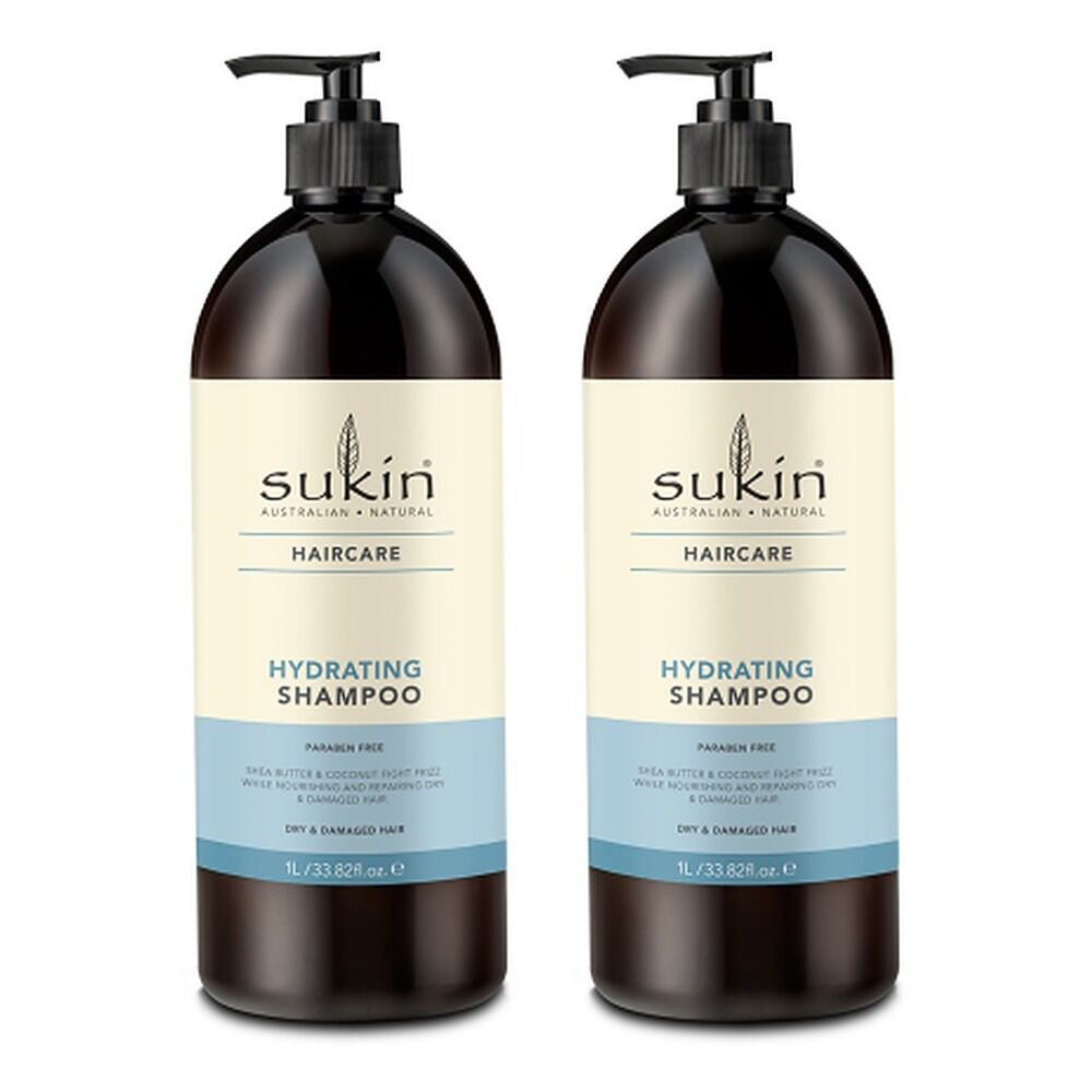 Sukin Hydrating Shampoo 1 L Pack of 2