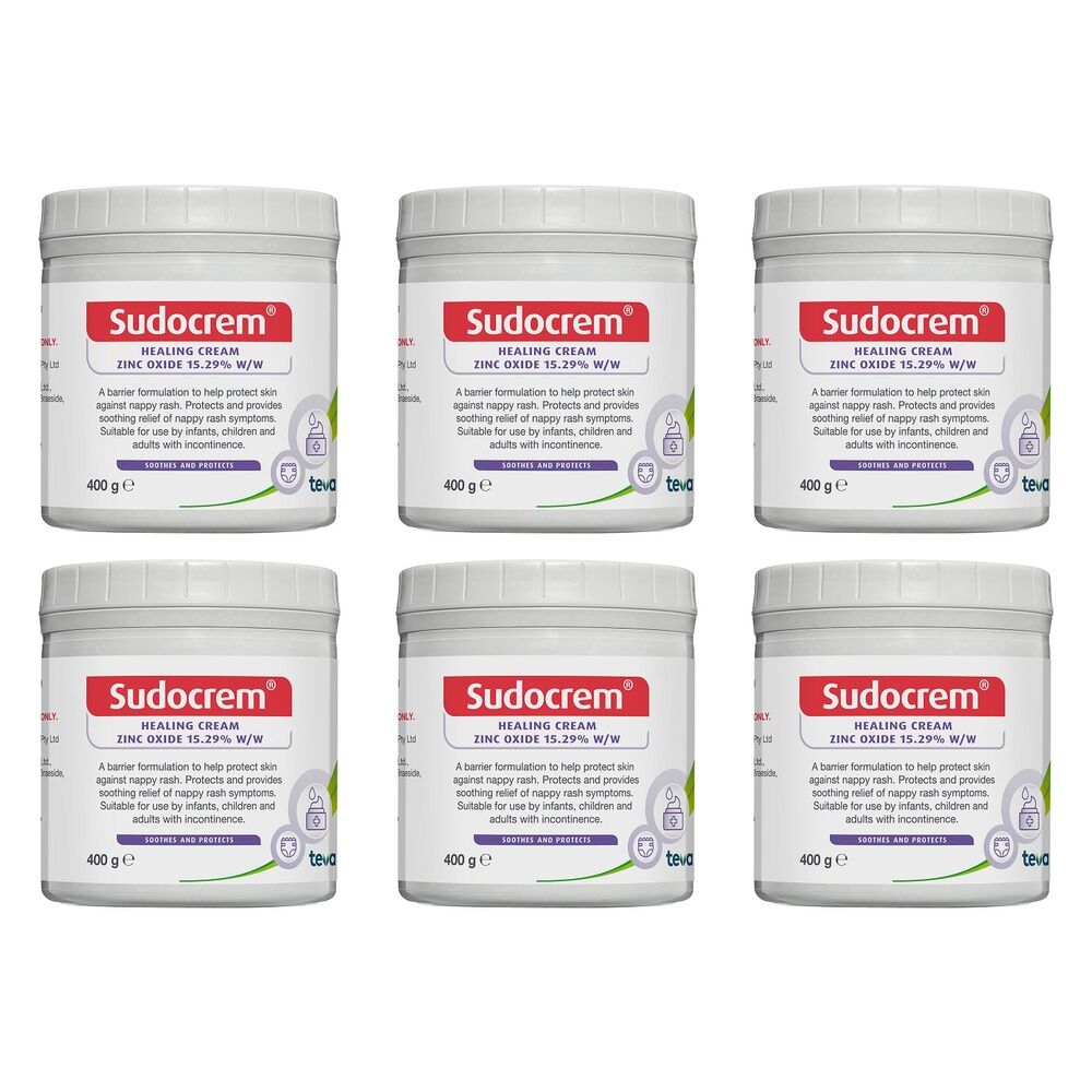 Sudocrem Healing Cream 400g Pack of 6