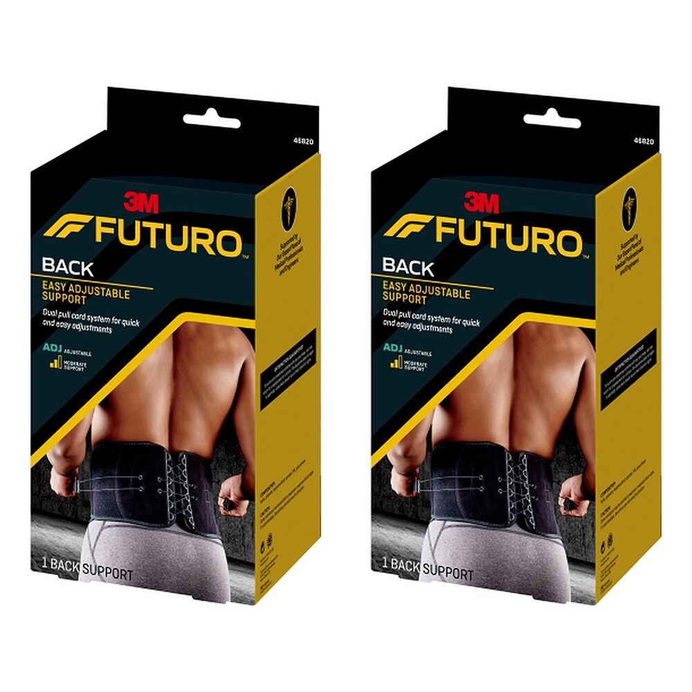Futuro Comfort Stabilising Back Support Adjustable Pack of 2