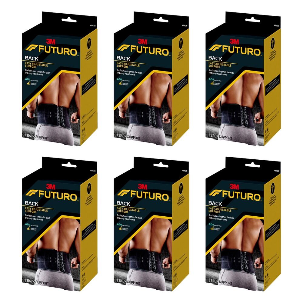 Futuro Comfort Stabilising Back Support Adjustable Pack of 6