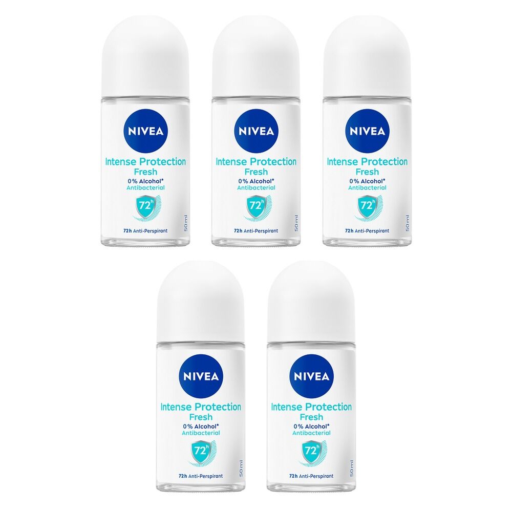 Nivea Intense Protection Fresh 72H Anti-Perspirant 50mL Pack of 5
