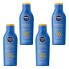 NIVEA SUN Protect & Moisture Moisturising Sunscreen Lotion SPF50+ Pack of 4