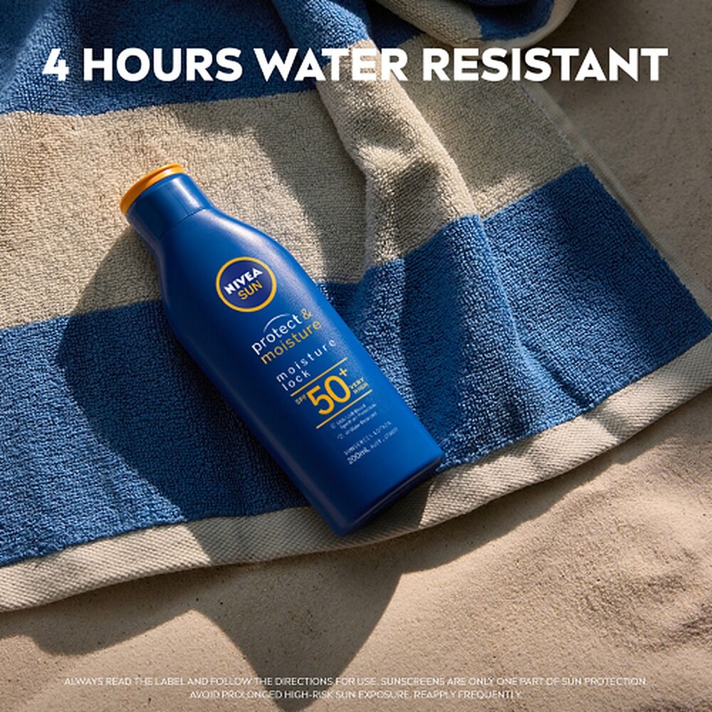 NIVEA SUN Protect & Moisture Moisturising Sunscreen Lotion SPF50+ 200mL