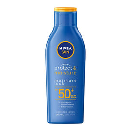 NIVEA SUN Protect & Moisture Moisturising Sunscreen Lotion SPF50+ 200mL