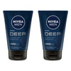 Nivea Men Deep Face & Beard Wash 100mL Pack of 2