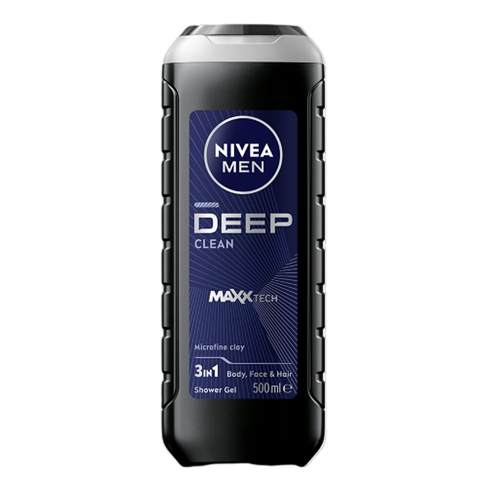 NIVEA MEN Deep Clean Shower Gel 500mL