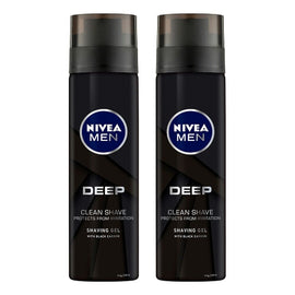 NIVEA Men Deep Shaving Gel 200mL Pack of 2