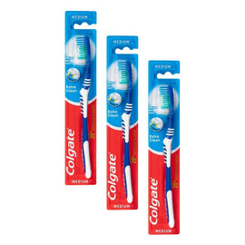 Colgate Extra Clean Manual Toothbrush, Medium Bristles Pack of 3