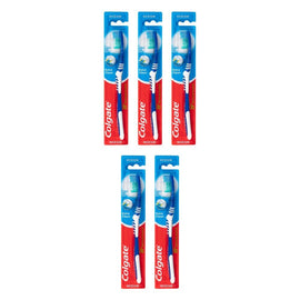 Colgate Extra Clean Manual Toothbrush, Medium Bristles Pack of 5