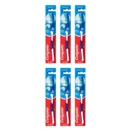 Colgate Extra Clean Manual Toothbrush, Medium Bristles Pack of 6